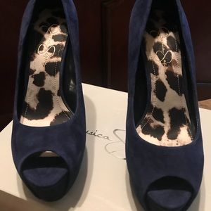 Peep Toe Platform Stilettos